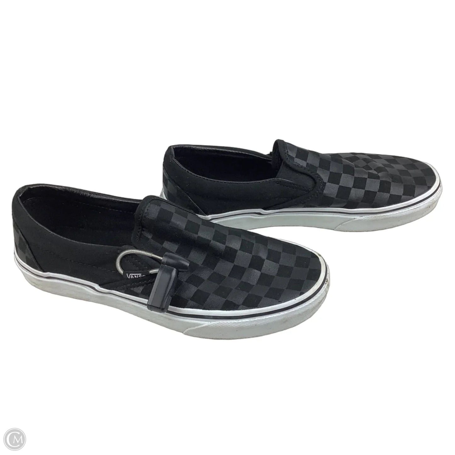 Shoes Flats By Vans In Black, Size: 8.5