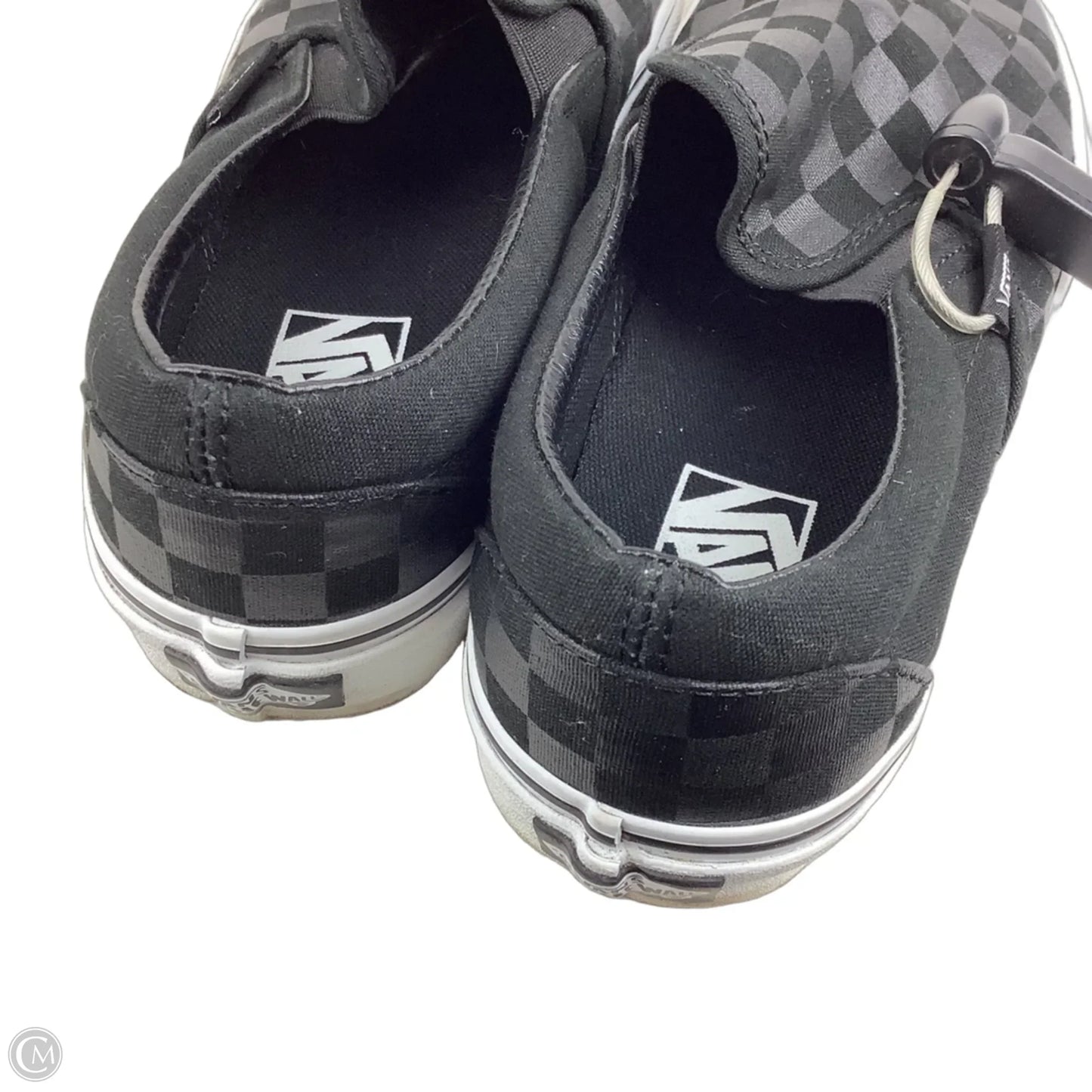 Shoes Flats By Vans In Black, Size: 8.5