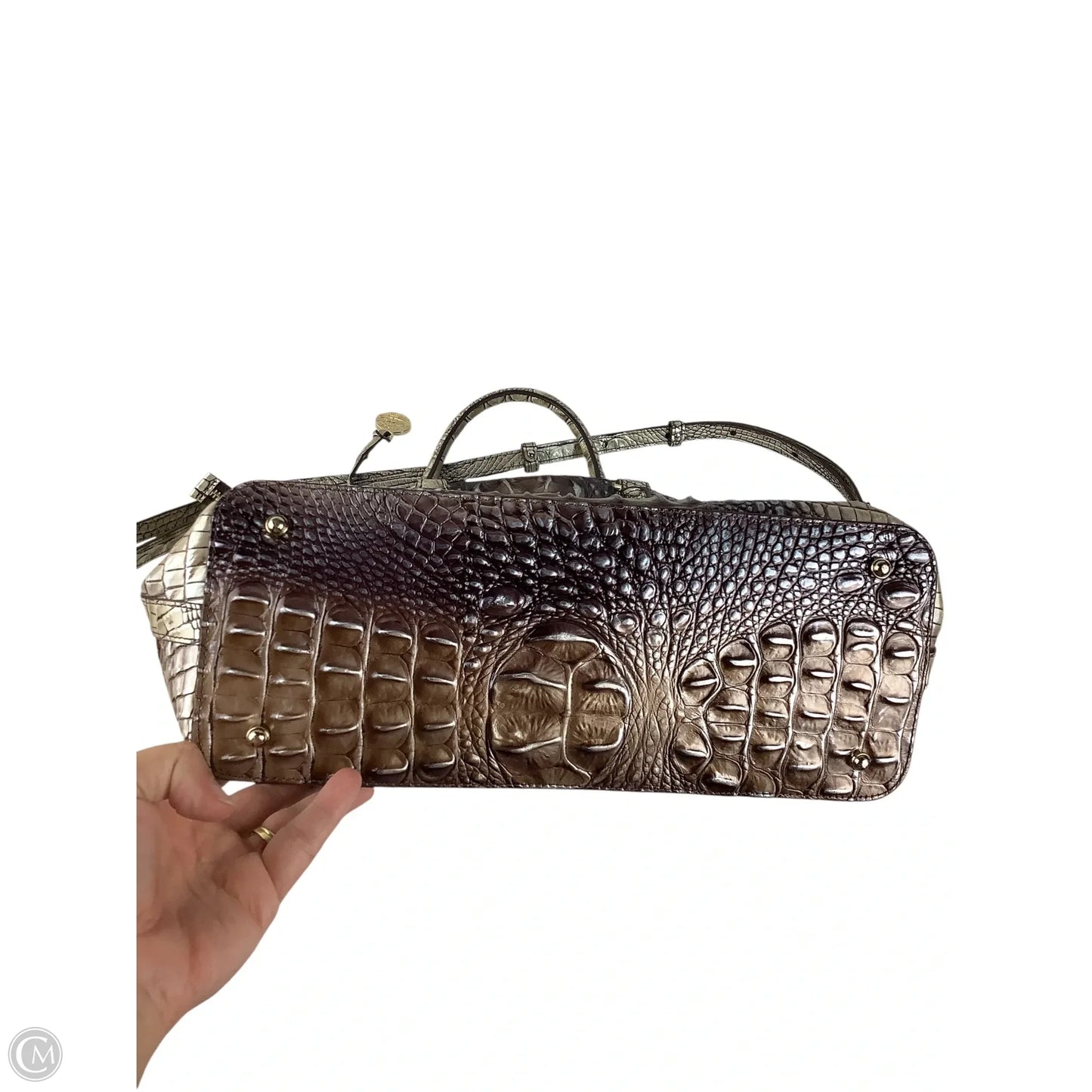 Handbag Designer By Brahmin, Size: Medium