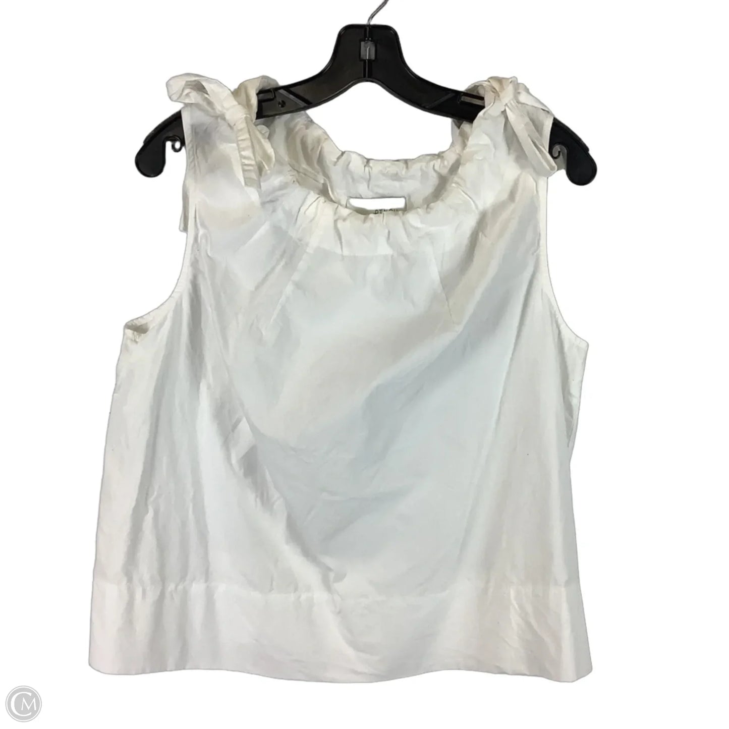 Top Sleeveless By Pinch In White, Size: M