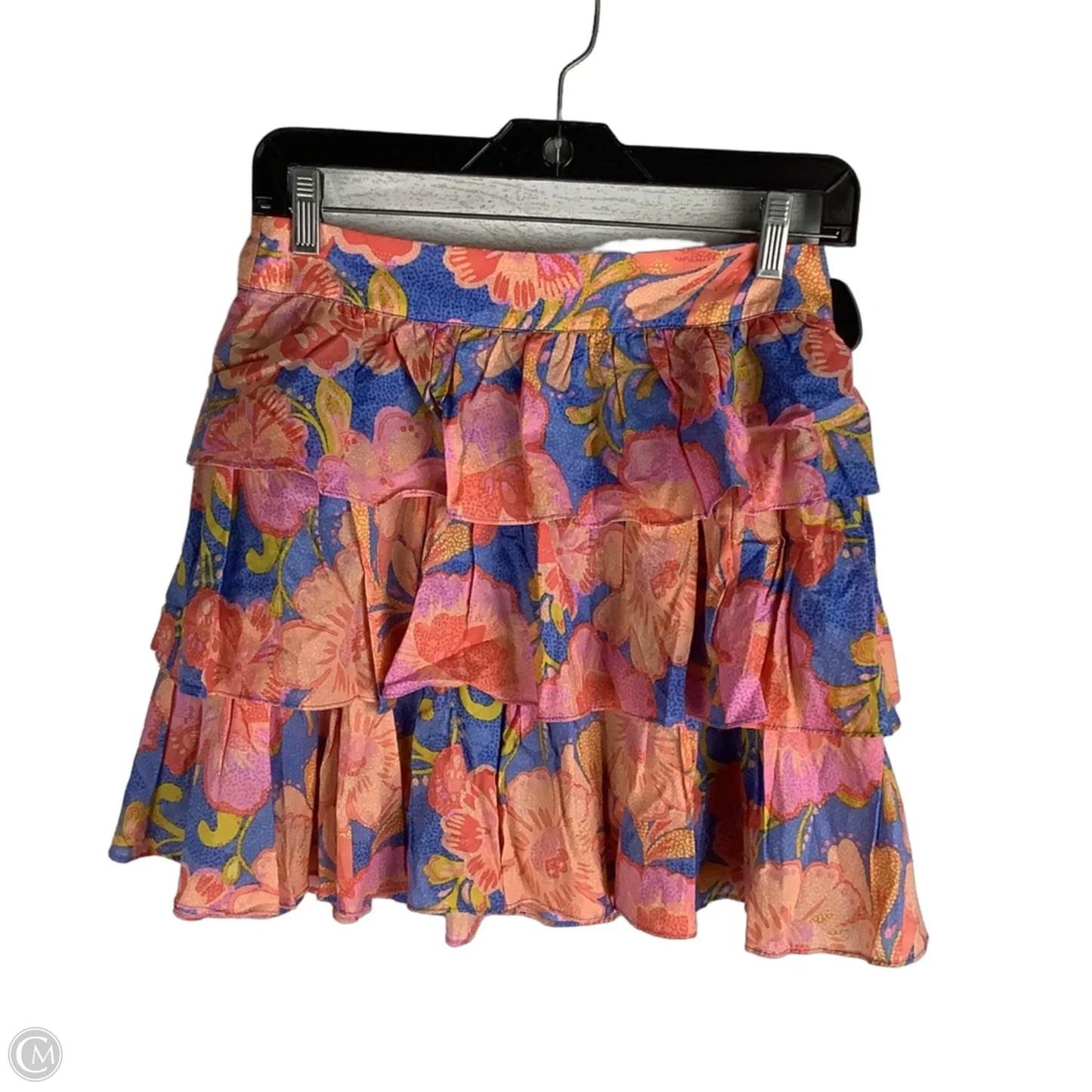 Skirt Mini & Short By Olivaceous In Tropical Print, Size: M