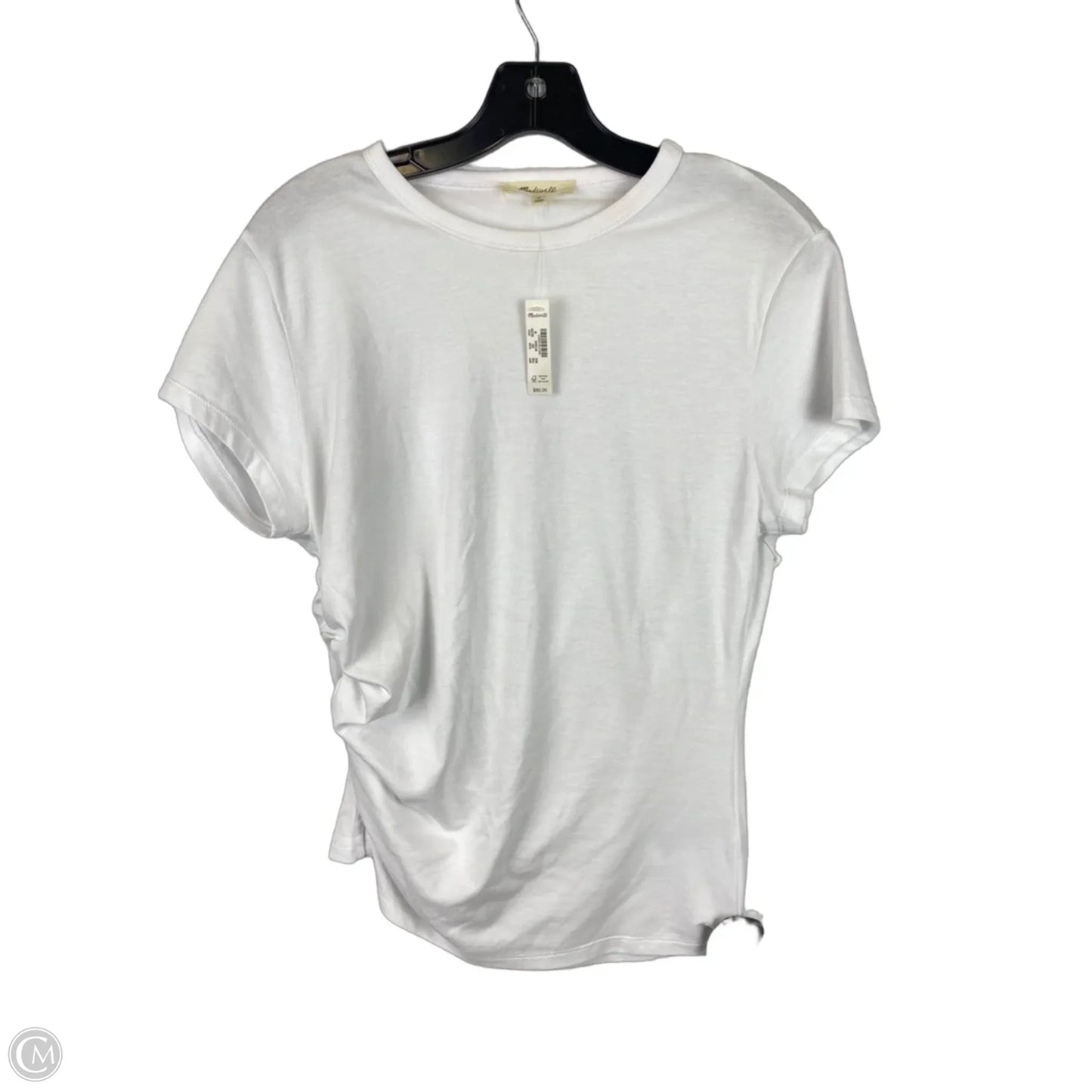 Top Short Sleeve By Madewell In White, Size: M