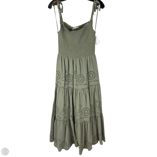 Dress Casual Maxi By Zara In Green, Size: L