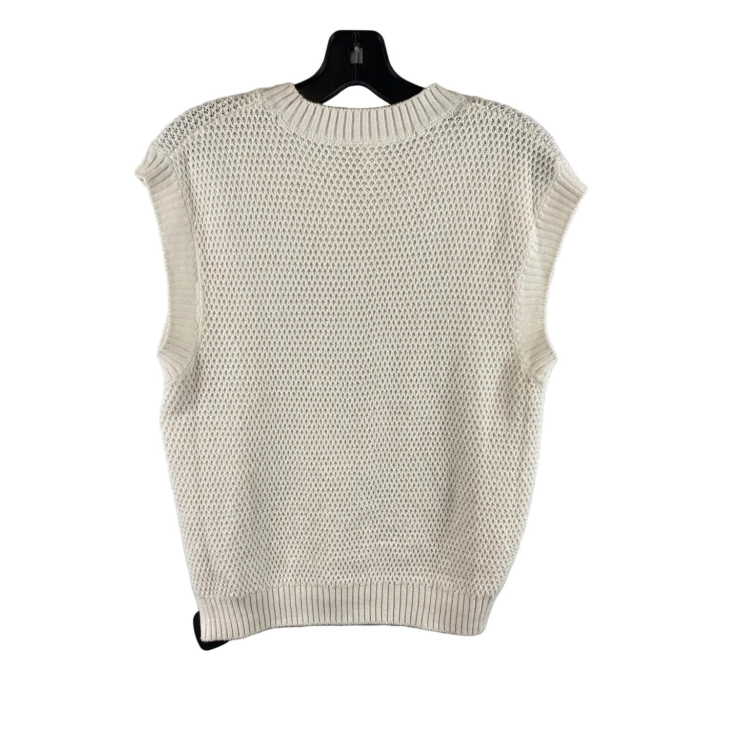 Vest Sweater By Pact In Cream, Size: S