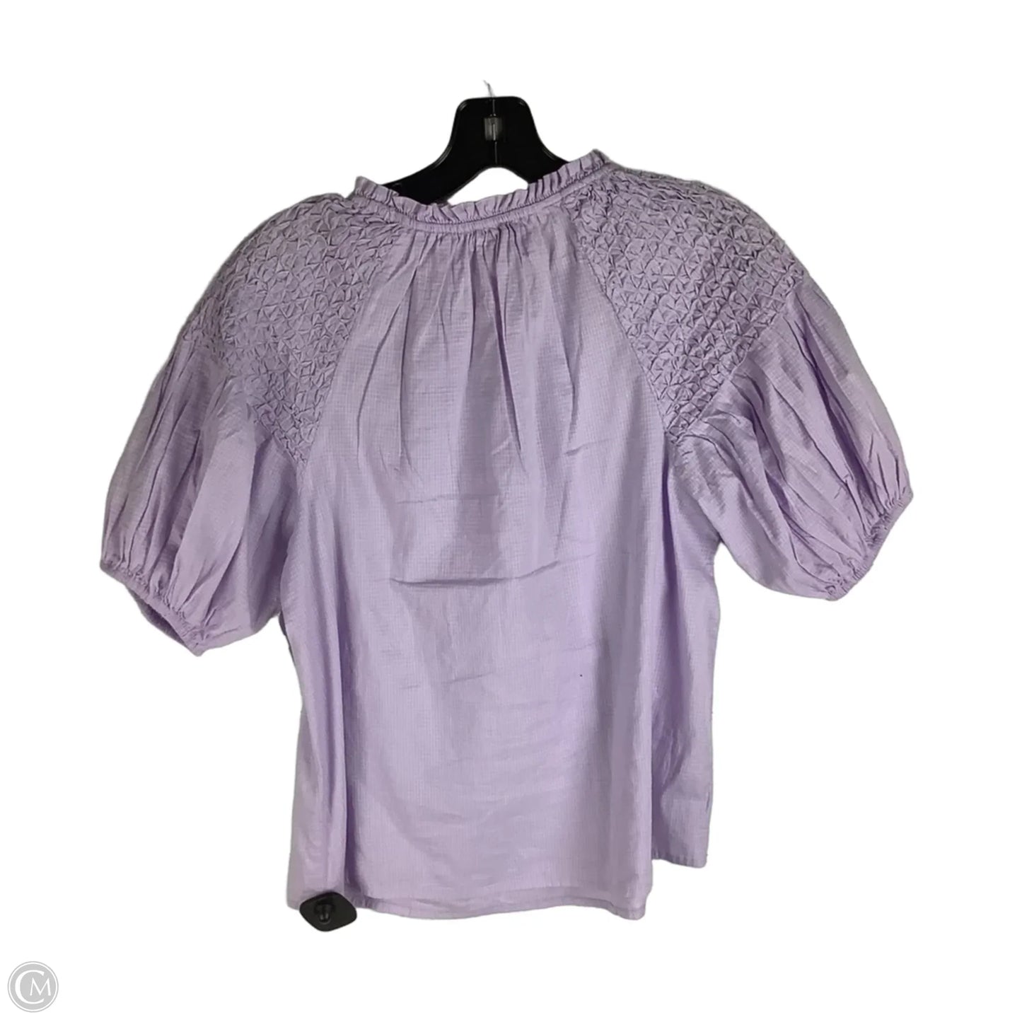 Top Short Sleeve By J. Crew In Purple, Size: Xs