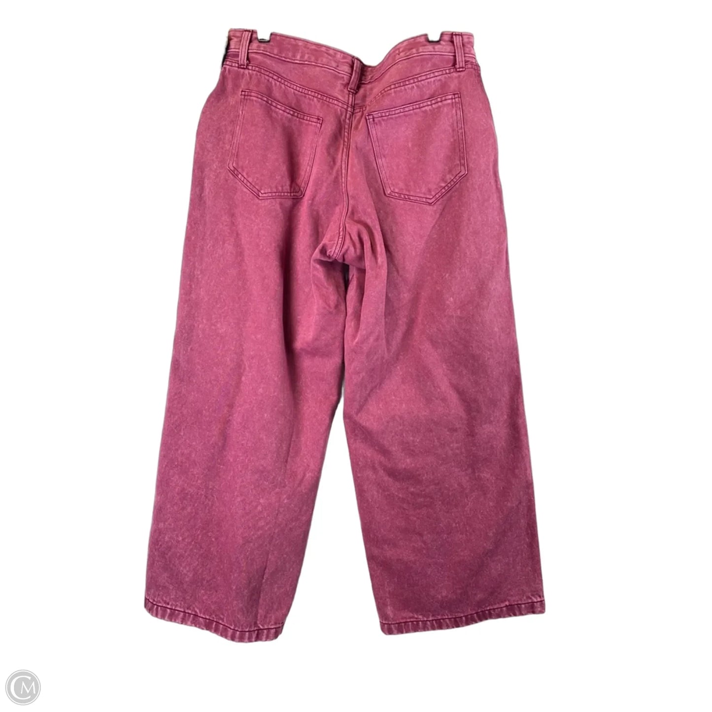 Jeans Wide Leg By Scoop In Pink, Size: 12