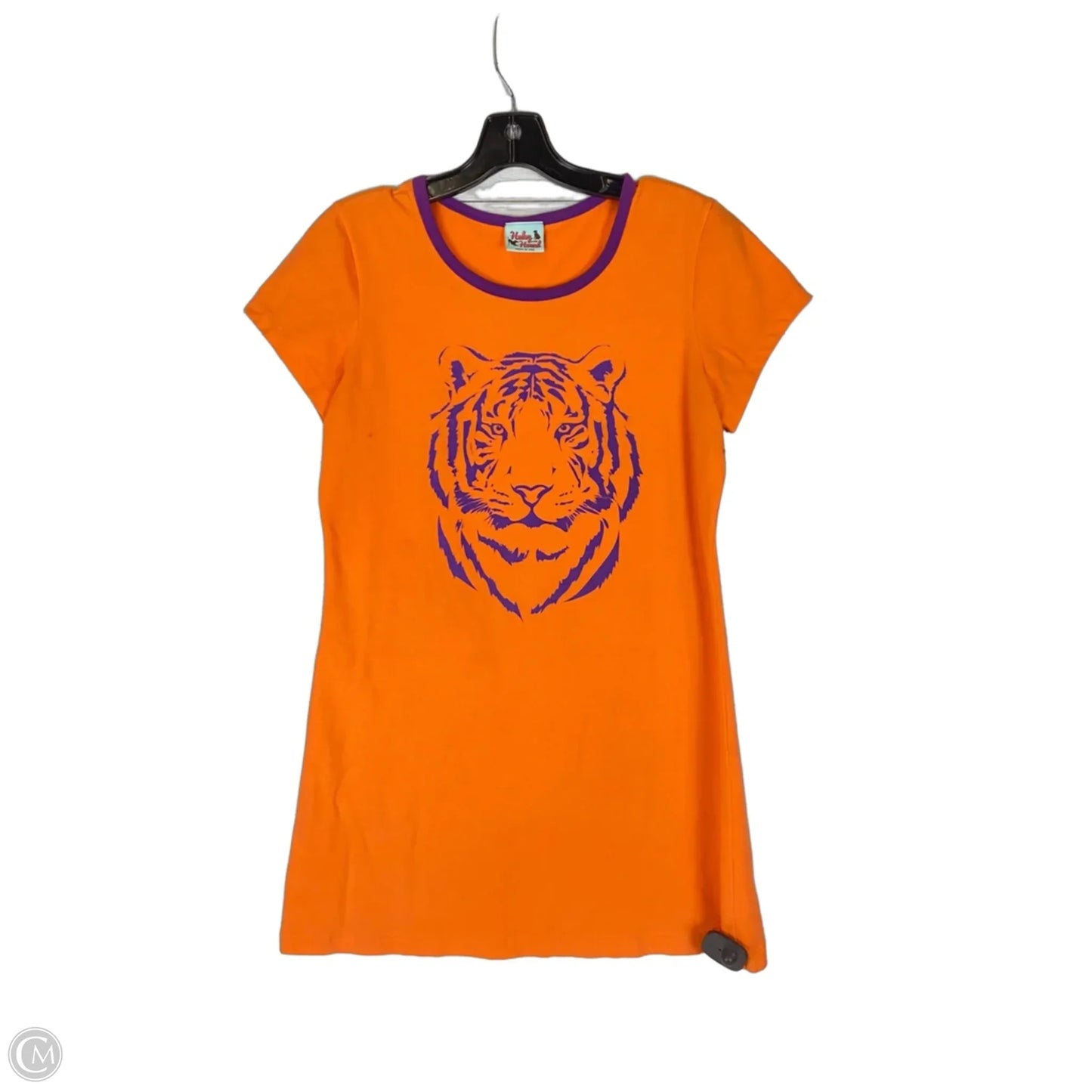Dress Casual Short By Clothes Mentor In Orange & Pink, Size: M