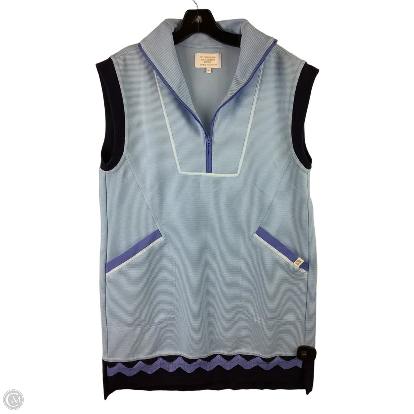 Dress Casual Short By Simply Southern In Blue, Size: M