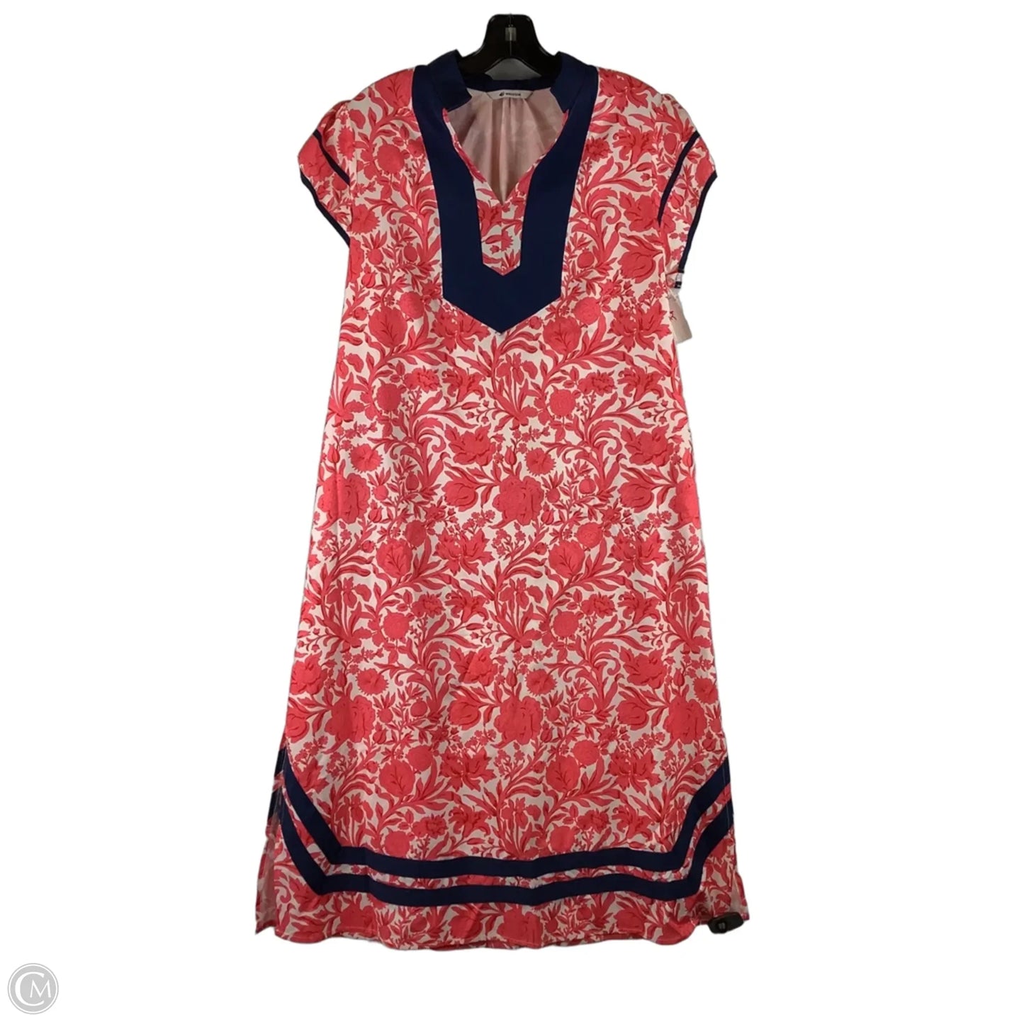 Dress Casual Maxi By Clothes Mentor In Blue & Pink, Size: M