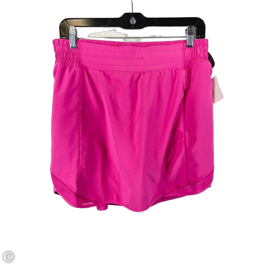 Athletic Skort By Lululemon In Pink, Size: 10