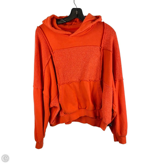 Sweatshirt Hoodie By Aerie In Orange, Size: M