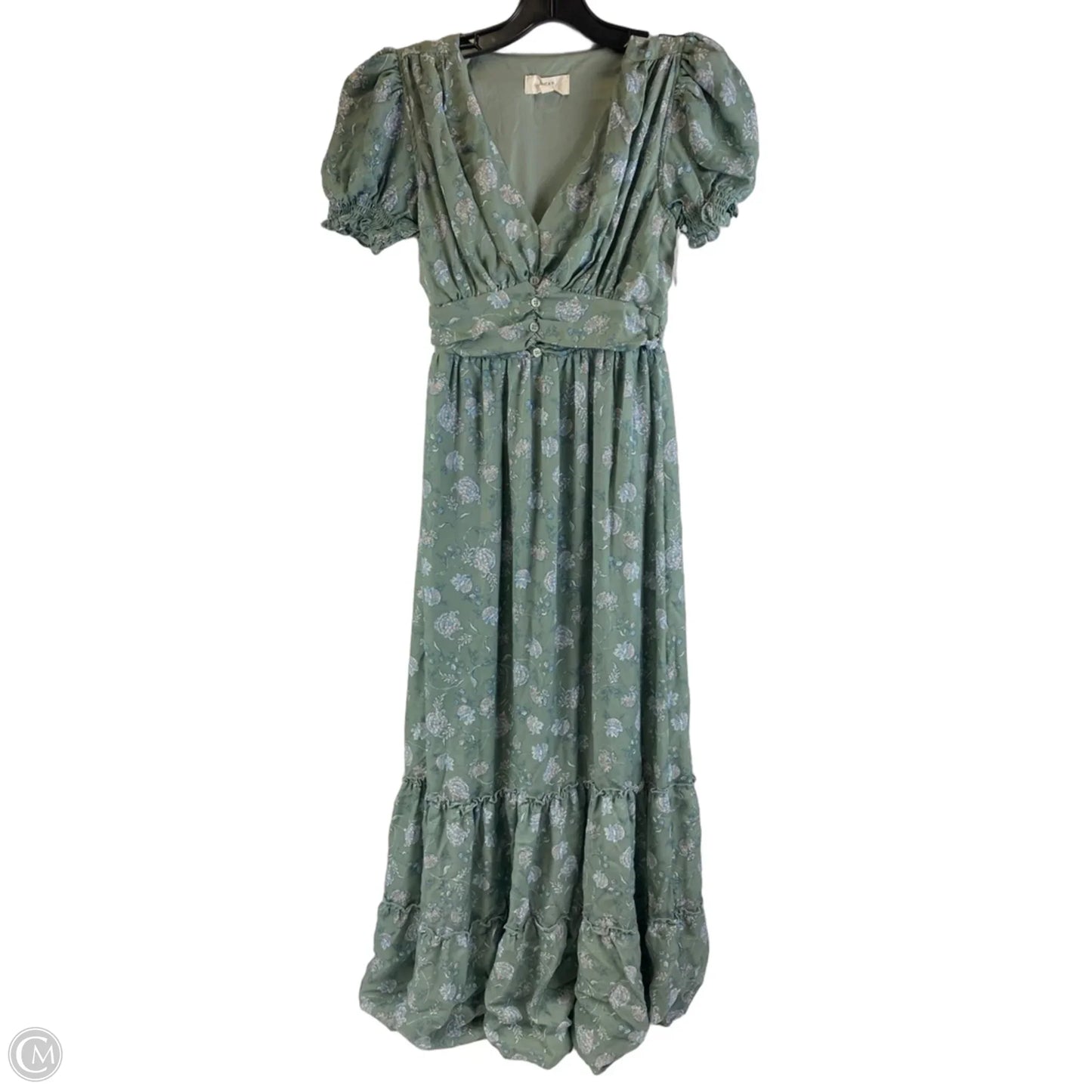 Dress Casual Maxi By Lucky Brand In Green, Size: S