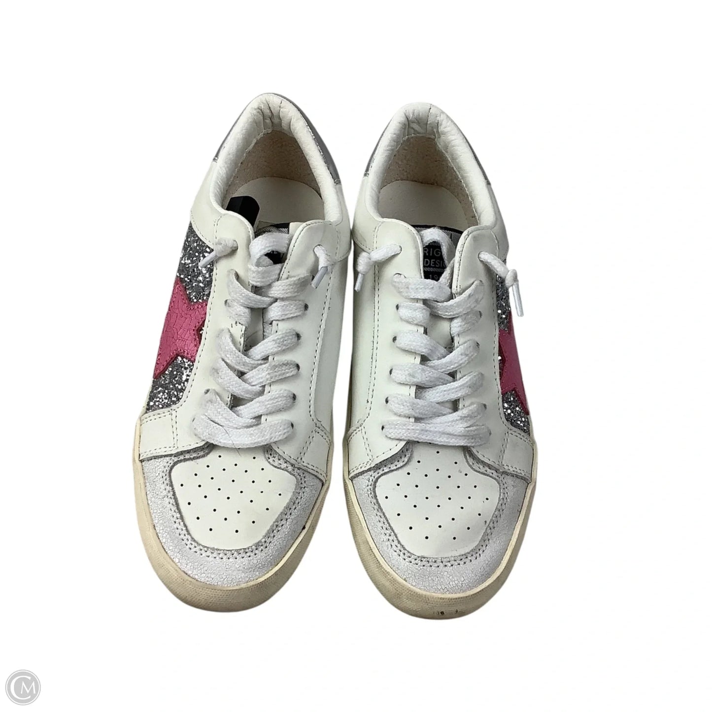 Shoes Sneakers By Vintage Havana In Pink & White, Size: 8.5