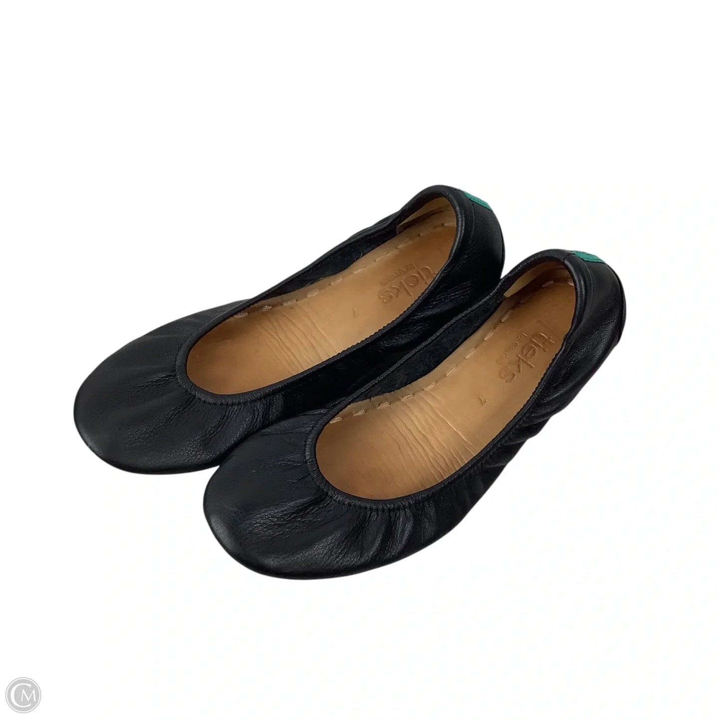 Shoes Designer By Tieks In Black, Size: 7