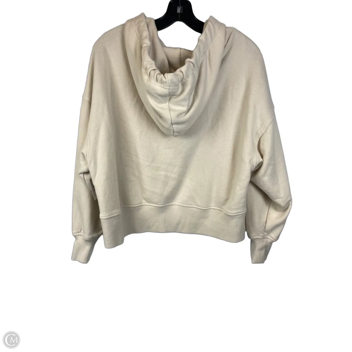 Sweatshirt Hoodie By Aerie In Cream, Size: M