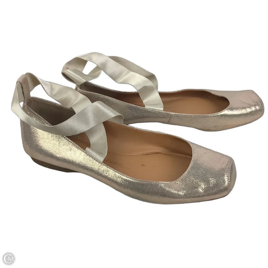 Shoes Flats By Jessica Simpson In Gold, Size: 9