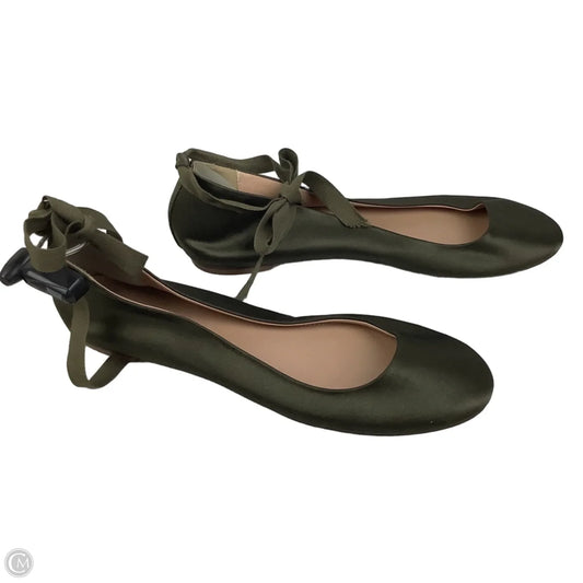 Shoes Flats By J. Crew In Green, Size: 7.5