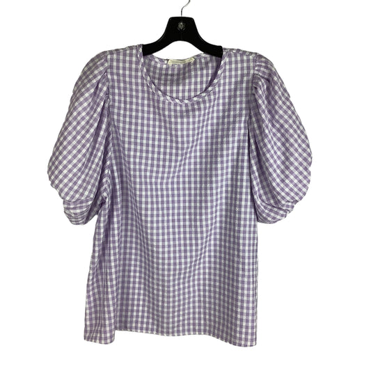 Top Short Sleeve By Clothes Mentor In Purple, Size: M