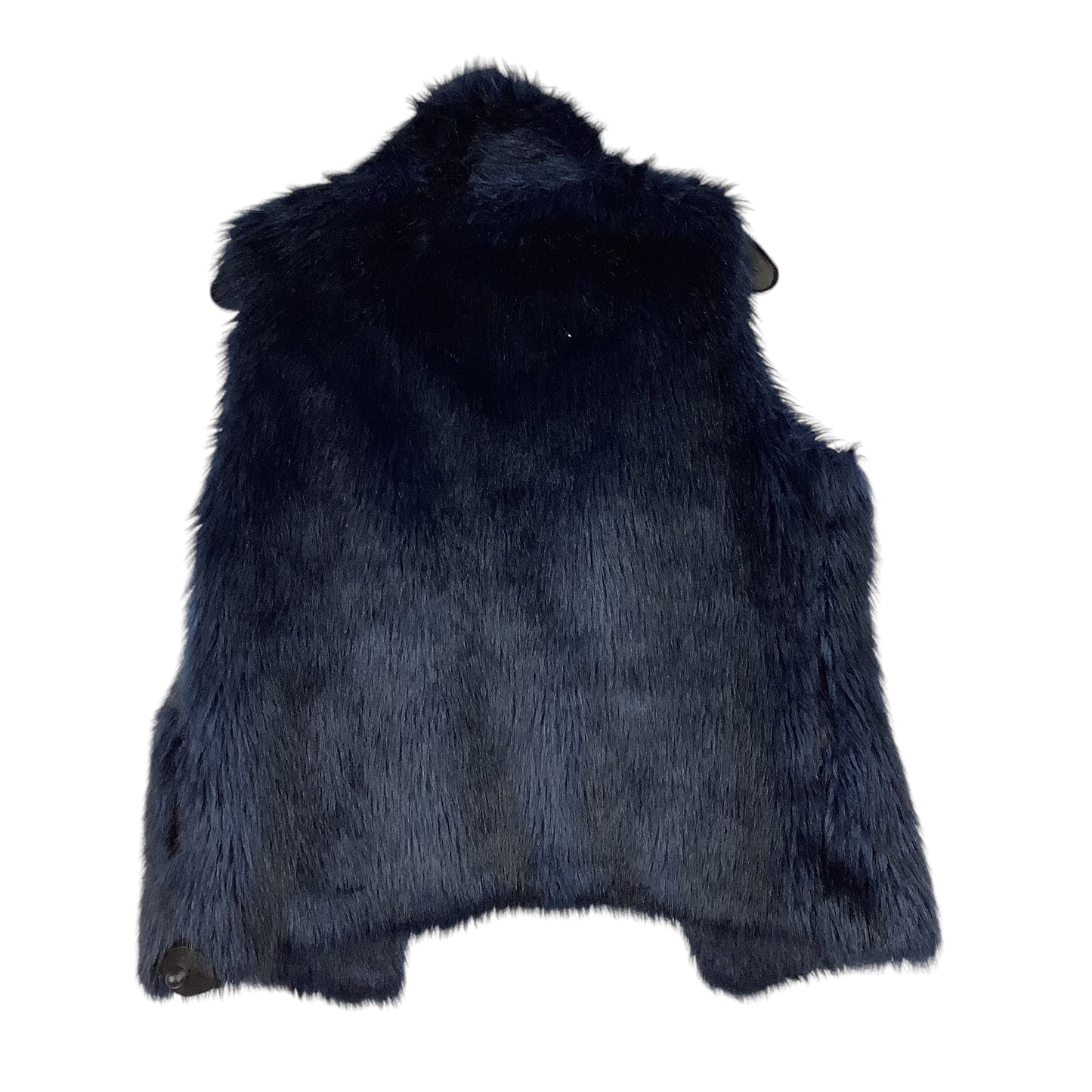 Vest Faux Fur & Sherpa By Cato In Blue, Size: L