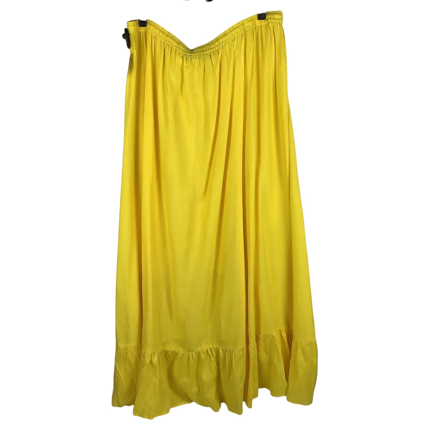 Skirt Maxi By Clothes Mentor In Yellow, Size: 1x