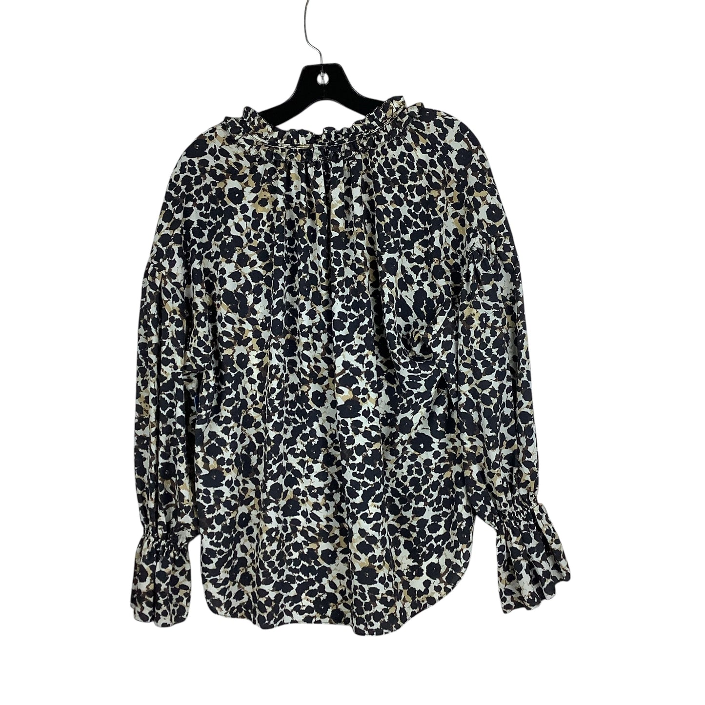 Top Long Sleeve By Sanctuary In Animal Print, Size: S