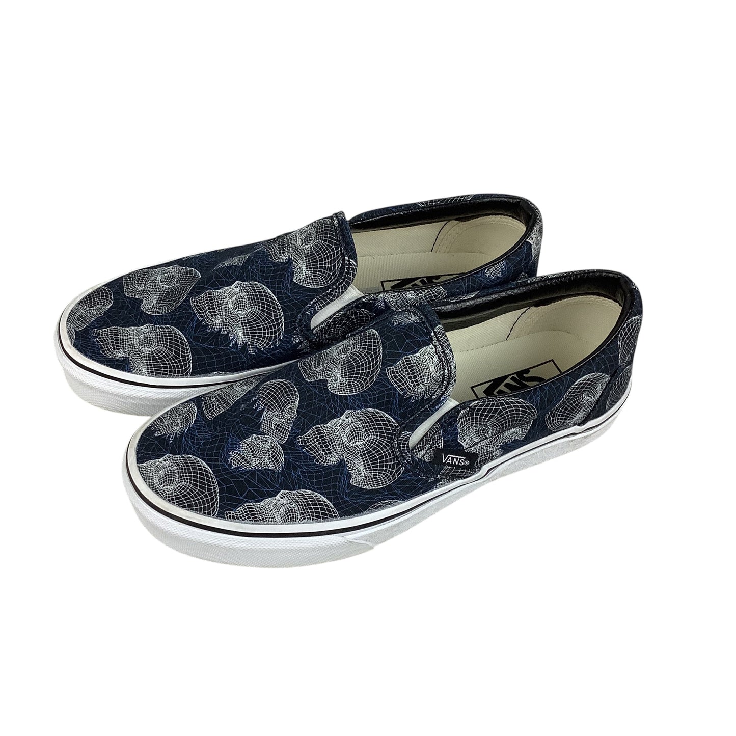 Shoes Sneakers By Vans In Blue, Size: 7