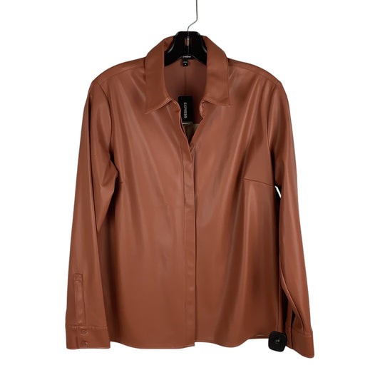 Jacket Top Other By Express In Brown, Size: M