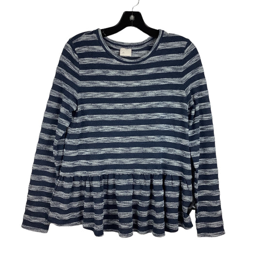Blue Top Long Sleeve Anthropologie, Size S