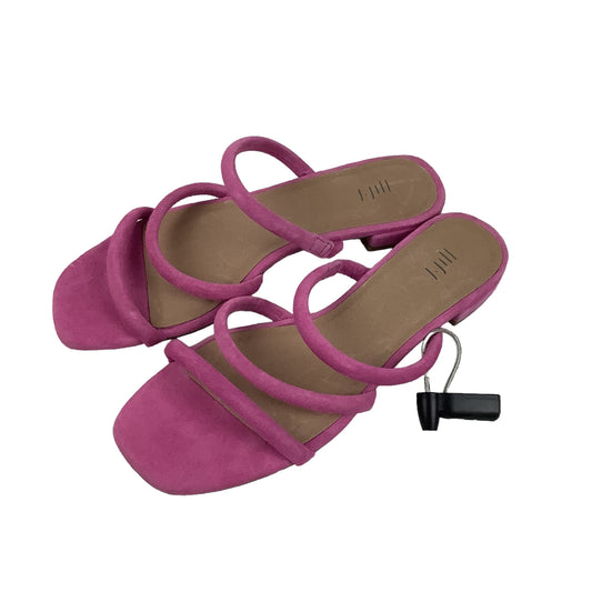 Pink Sandals Flats J. Jill, Size 7.5