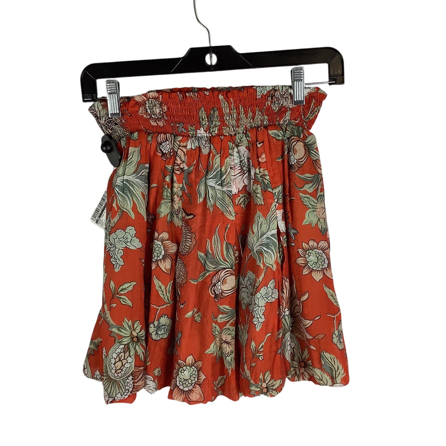 Skirt Mini & Short By Cmb In Orange, Size: S