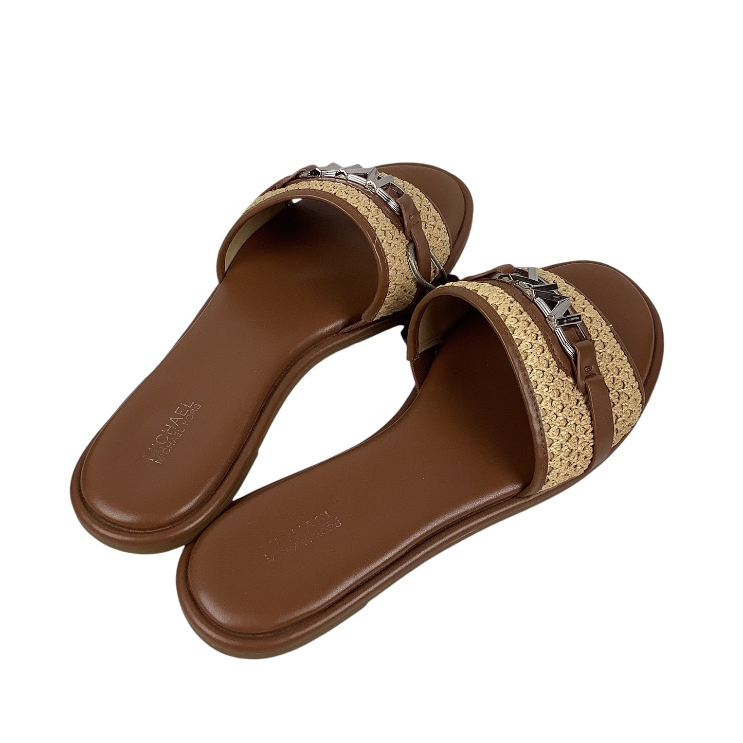 Sandals Designer By Michael Kors In Tan, Size: 9.5