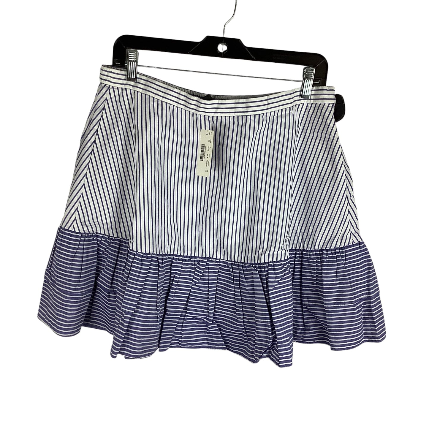 Skirt Mini & Short By J. Crew In Striped Pattern, Size: 12