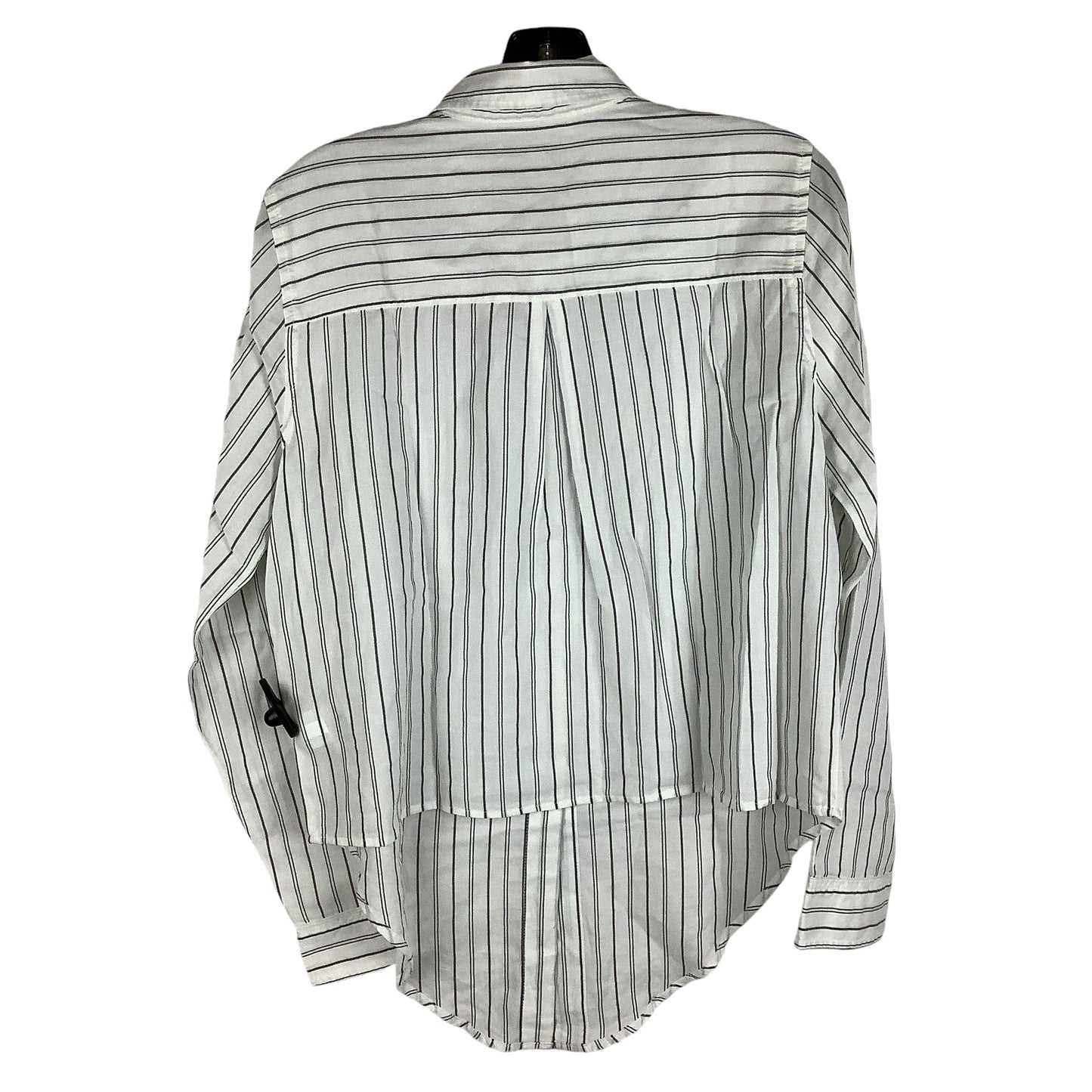 Top Long Sleeve By Madewell In Striped Pattern, Size: L