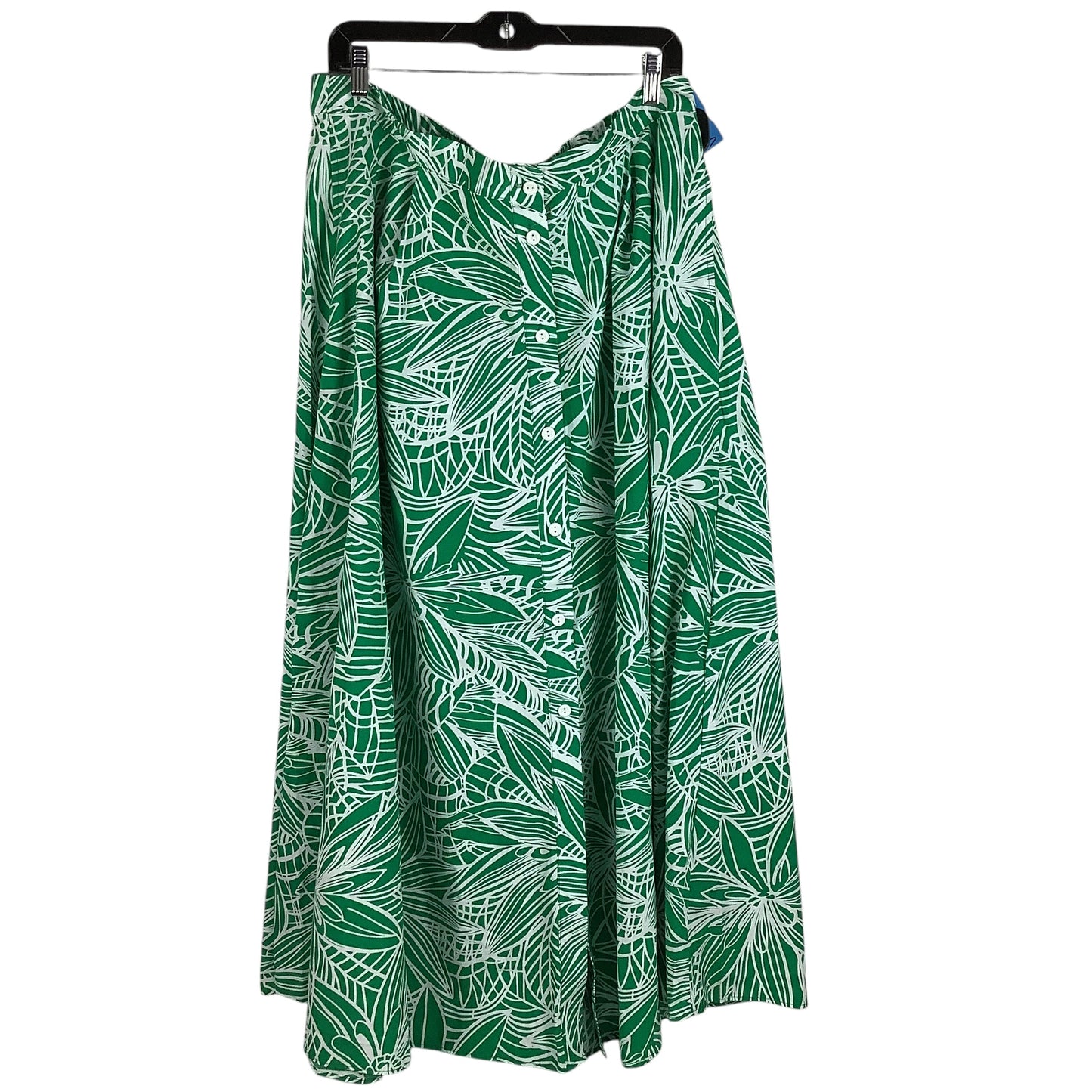 Skirt Maxi By Target In Green, Size: Xl