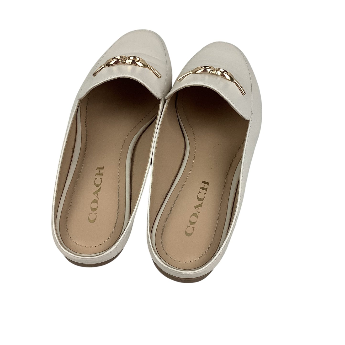 Shoes Designer By Coach In Cream, Size: 8