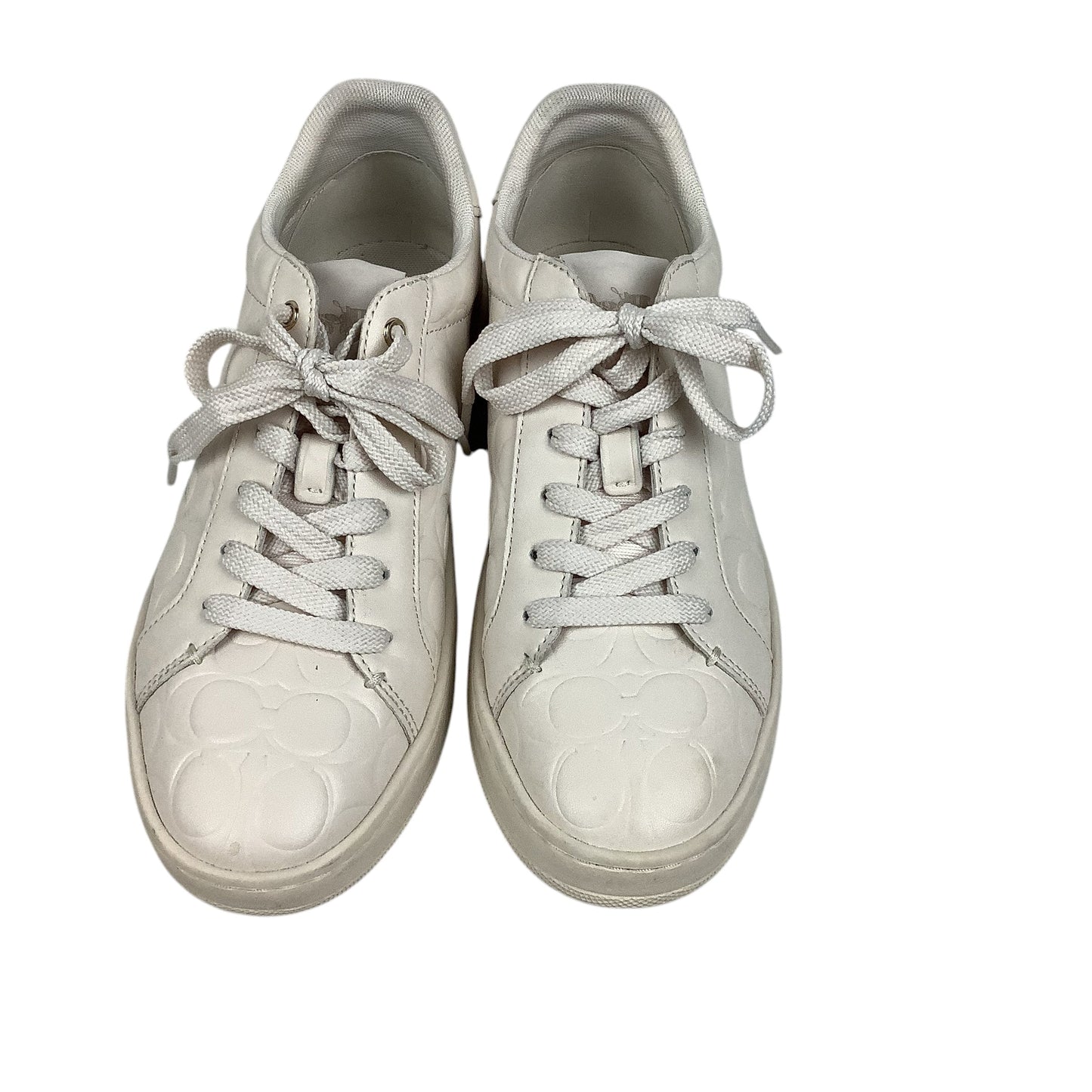 Shoes Designer By Coach In Cream, Size: 7.5