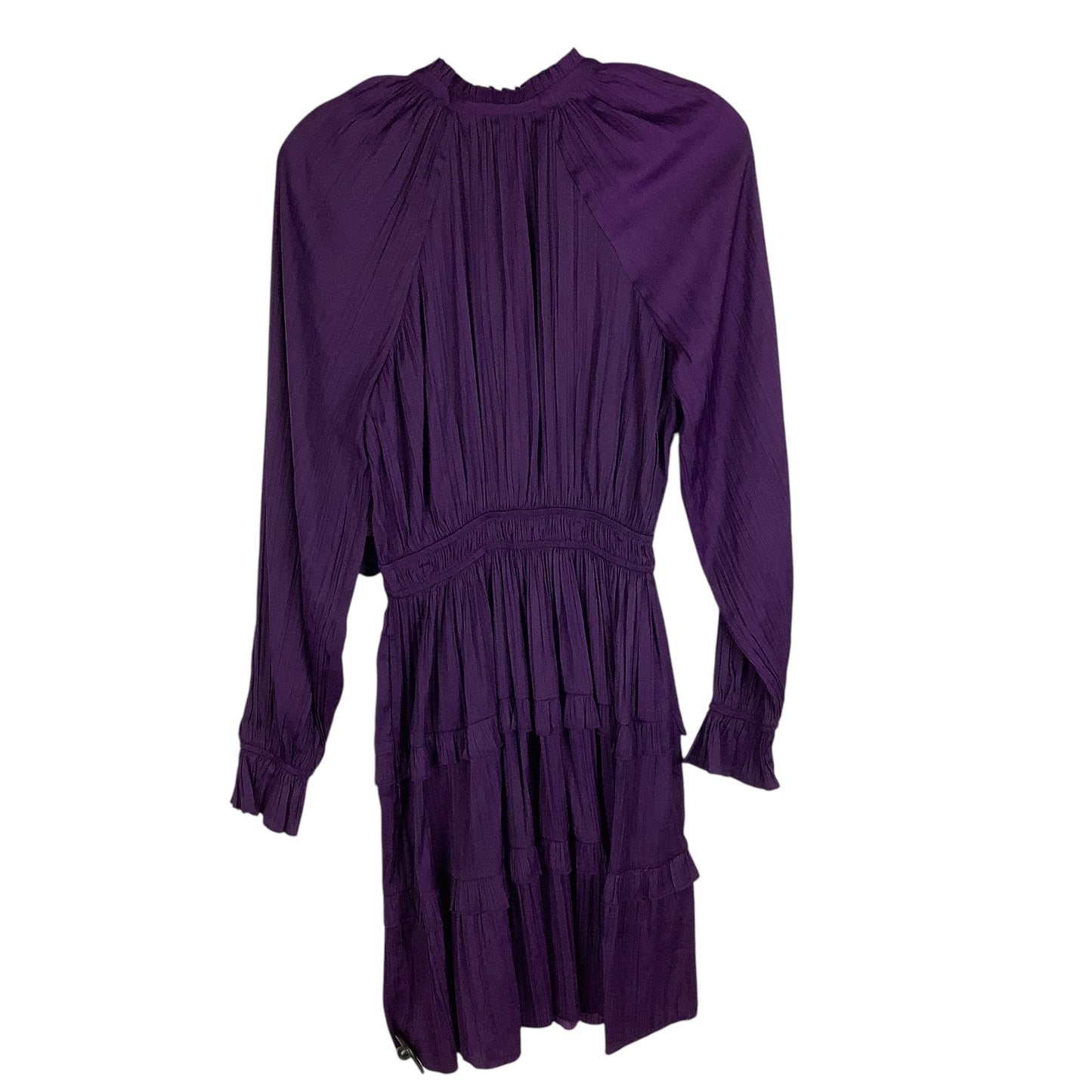 Dress Casual Short By Scoop In Purple, Size: Xs