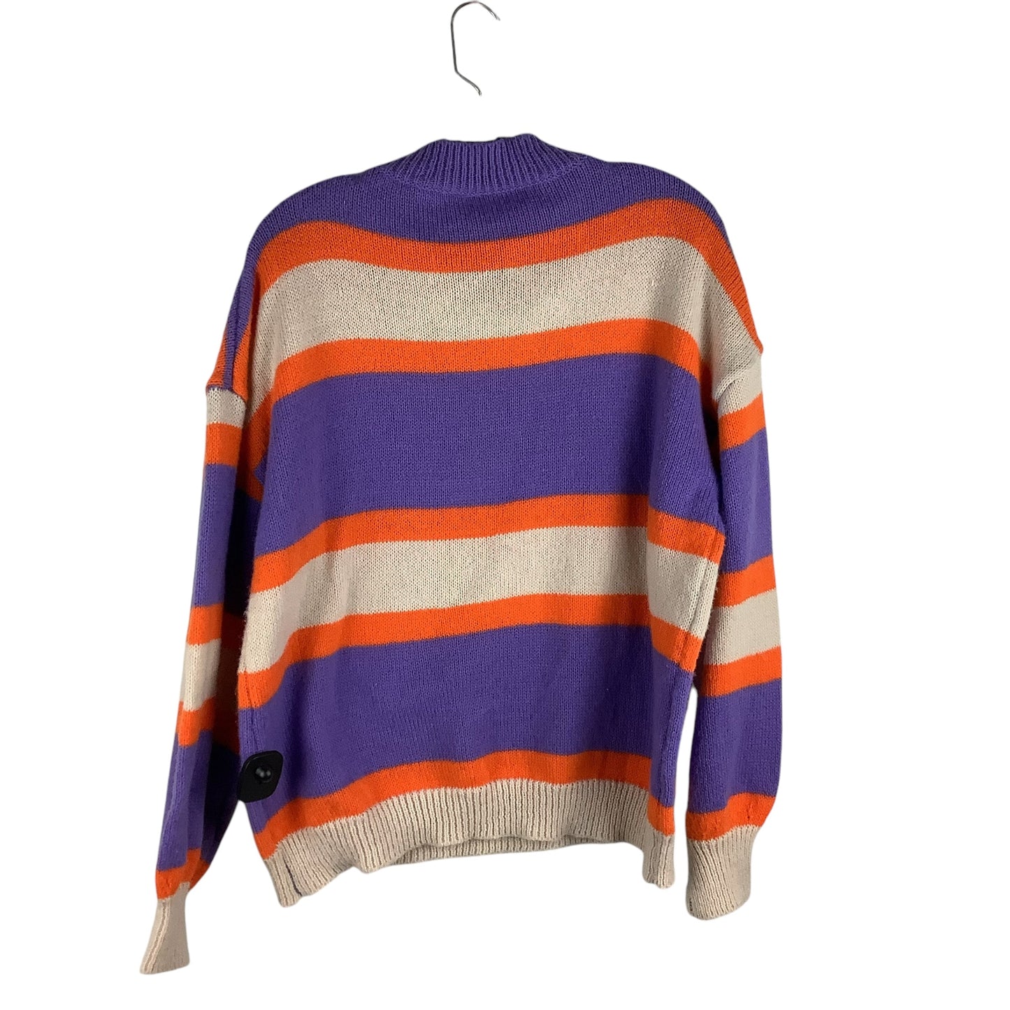 Sweater By Shein In Orange & Purple, Size: L