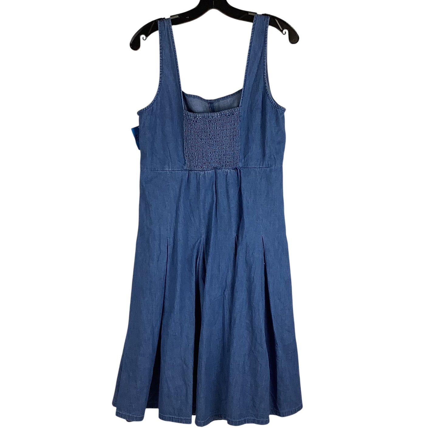 Dress Casual Midi By J. Crew In Blue Denim, Size: 12