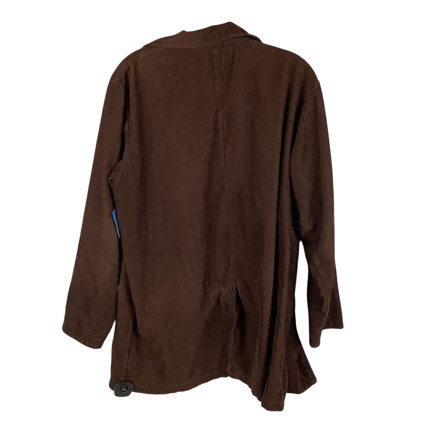 Jacket Shirt By Karen Kane In Brown, Size: S