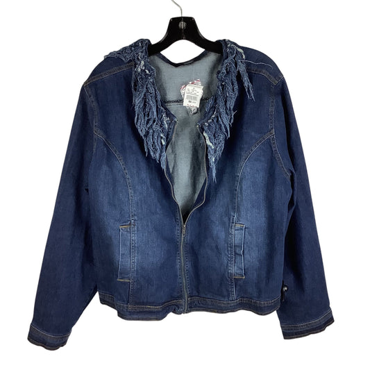 Jacket Denim By Ashley Stewart In Blue Denim, Size: 3x (22/24)