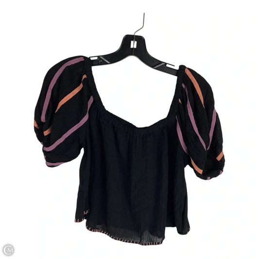 Top Short Sleeve By Urban Outfitters In Black, Size: Xs