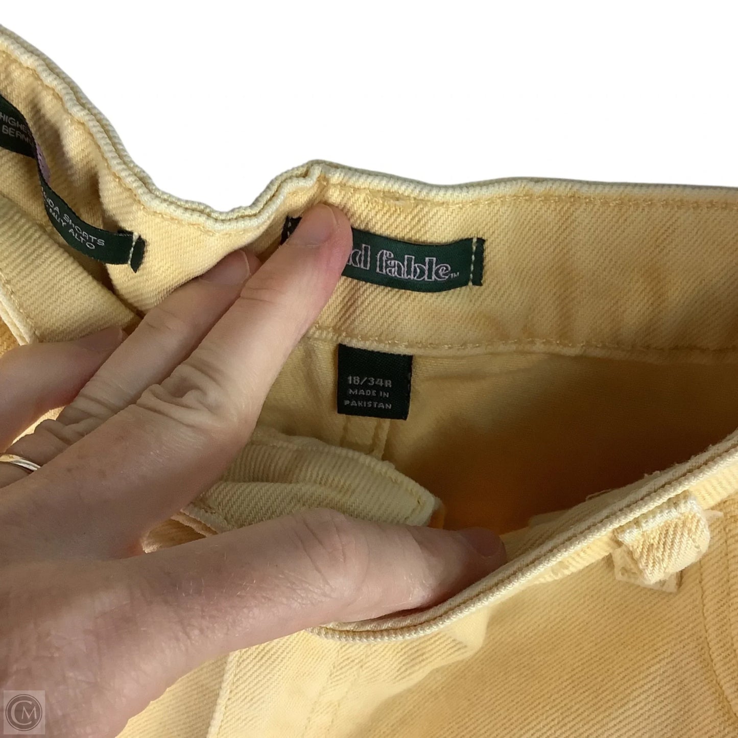 Shorts By Wild Fable In Yellow, Size: 18