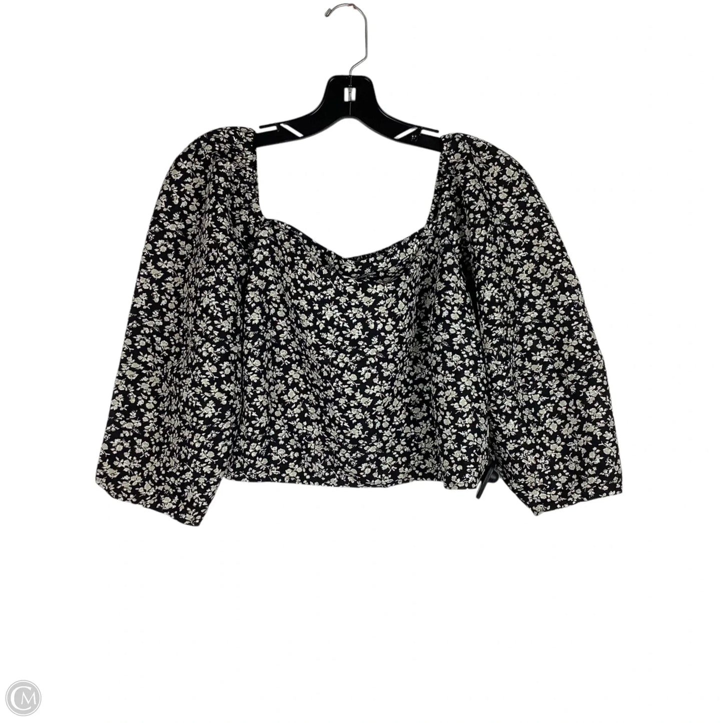 Top Short Sleeve By Levis In Floral Print, Size: Xl