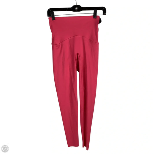Athletic Leggings By Spanx In Pink, Size: Xs