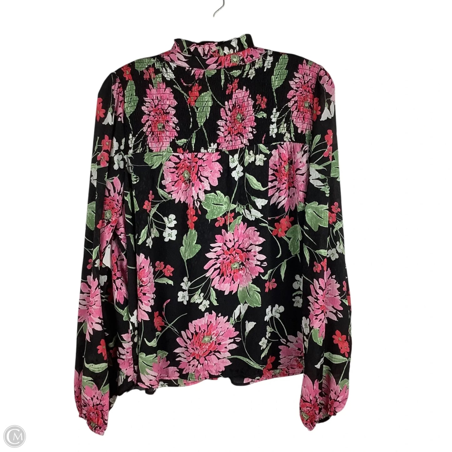 Top Long Sleeve By Draper James In Floral Print, Size: L