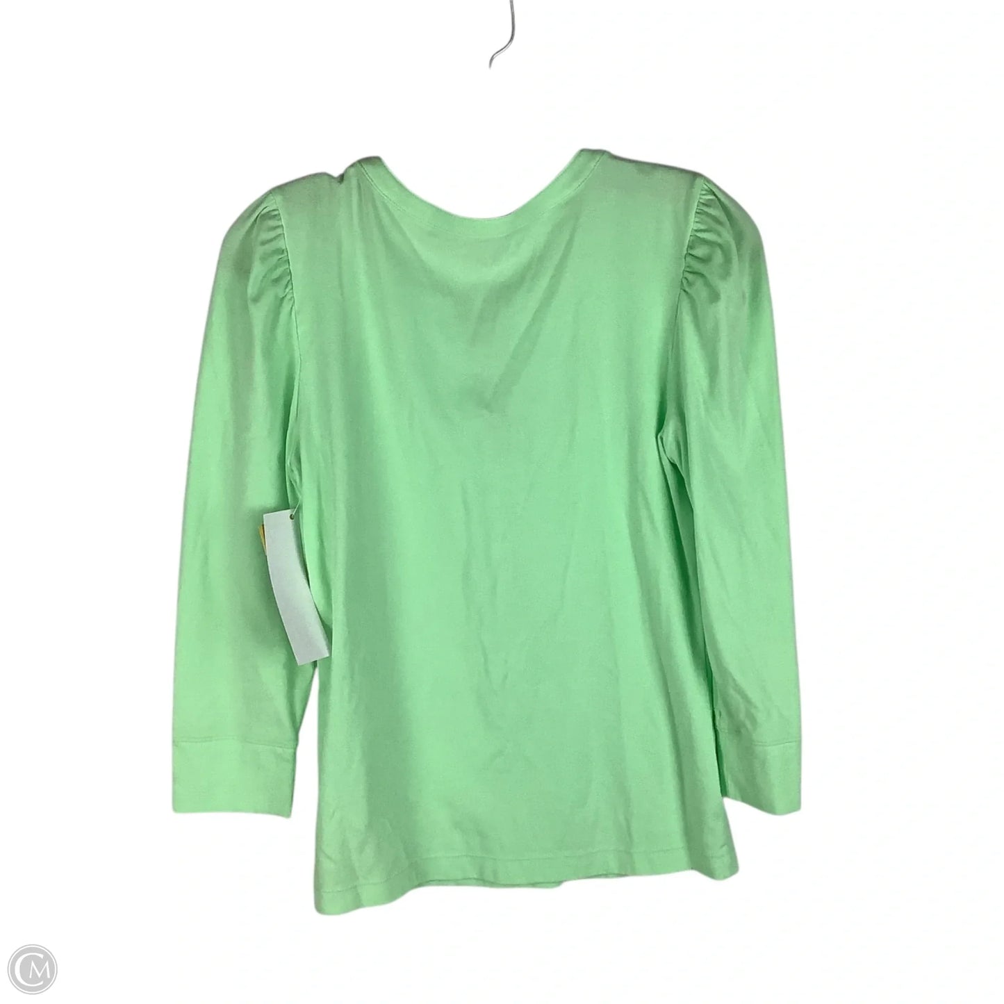 Top Long Sleeve Designer By Lilly Pulitzer In Green, Size: M