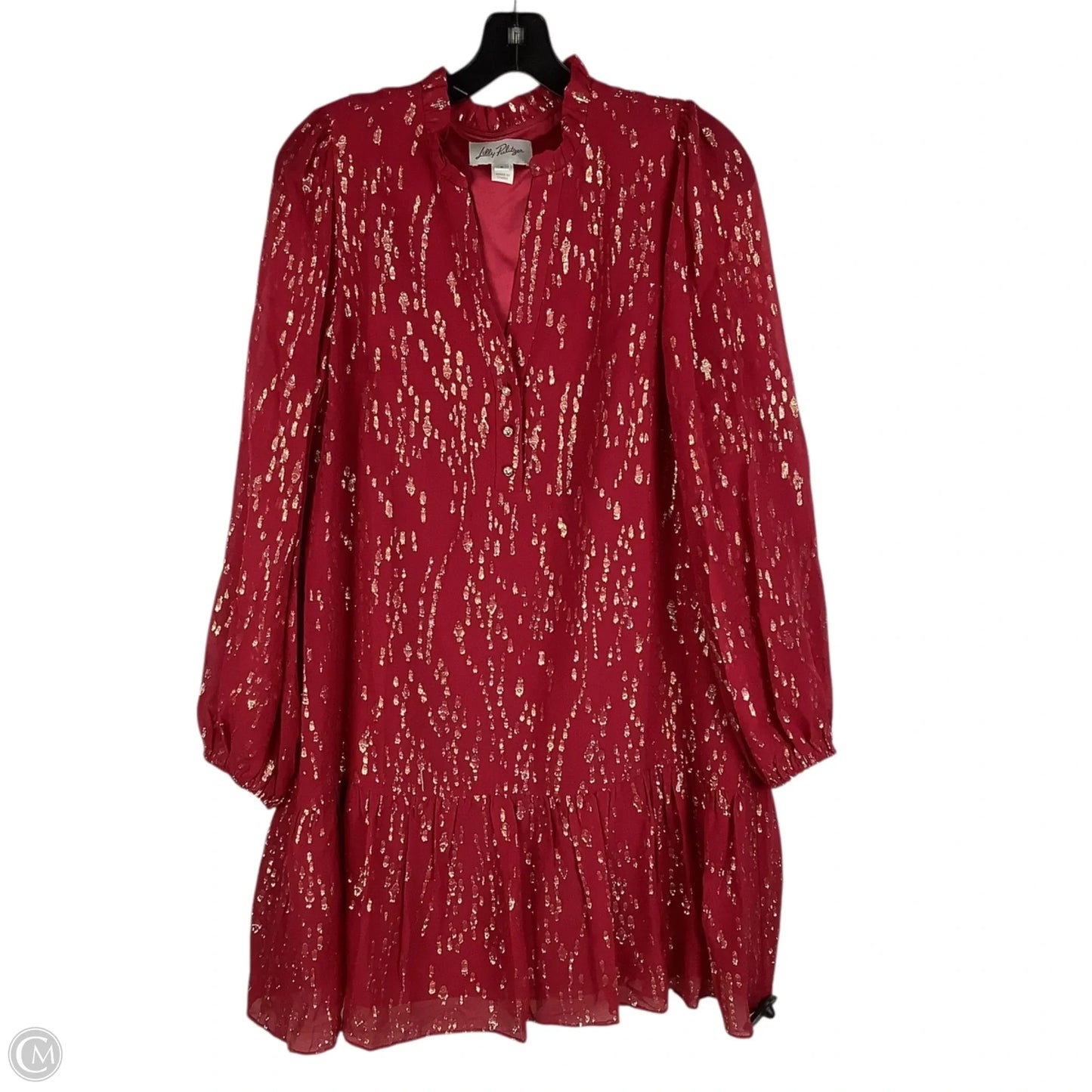 Dress Designer By Lilly Pulitzer In Red, Size: 8