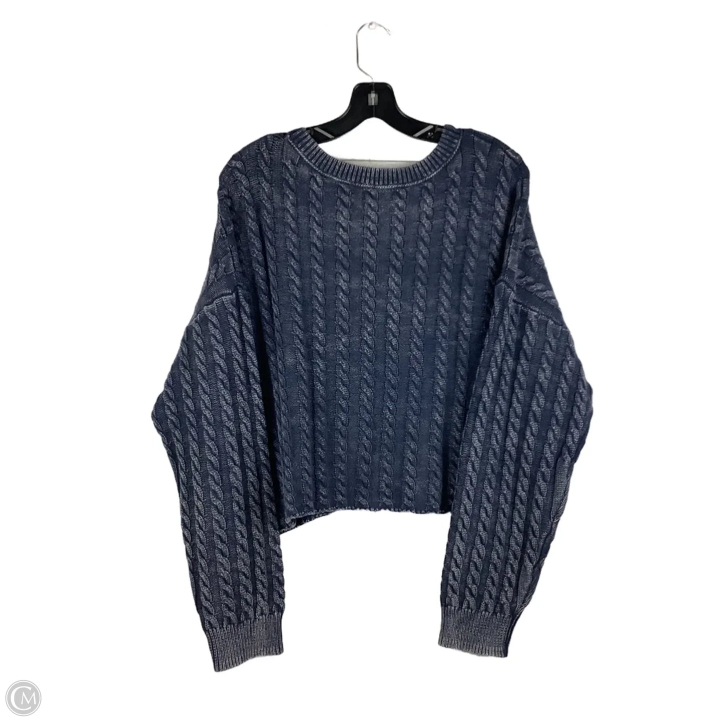 Sweatshirt Crewneck By Lucky Brand In Navy, Size: Xl