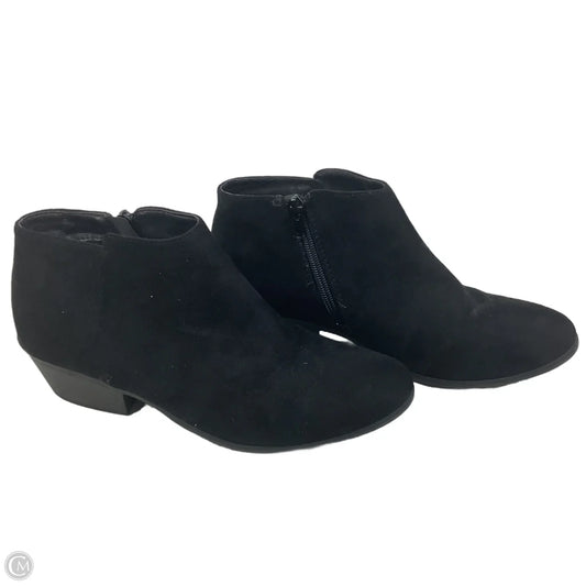 Boots Ankle Heels By Unisa In Black, Size: 8